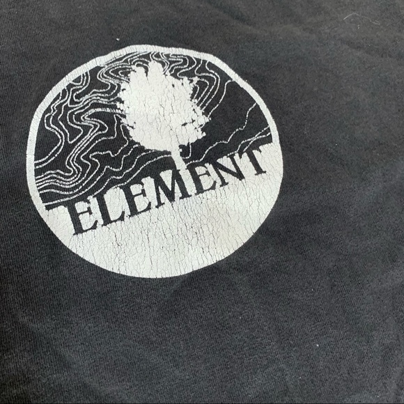VTG Late 90s  XL Early 2000s Element Skateboards Black T-Shirt - Picture 2 of 7